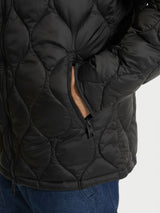Piumino puffer con cappuccio Onion Quilt Neri Uomo - Ragno
