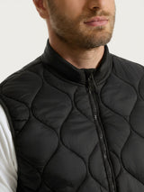Piumino puffer Smanicato Onion Quilt Neri Uomo - Ragno
