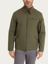 Giacca con zip in Winter Canvas Verdi Uomo - Ragno