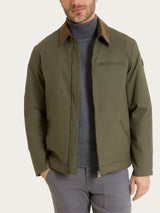 Giacca con zip in Winter Canvas Verdi Uomo - Ragno