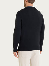 Maglia girocollo in NaturalSoft Blu Uomo - Ragno