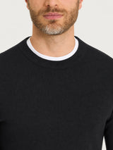 Maglia girocollo in NaturalSoft Neri Uomo - Ragno