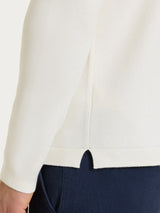 Polo a manica lunga in NaturalSoft Bianchi Uomo - Ragno