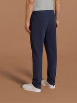 Pantalone a gamba dritta in Scuba Soft Touch Blu Uomo - Ragno