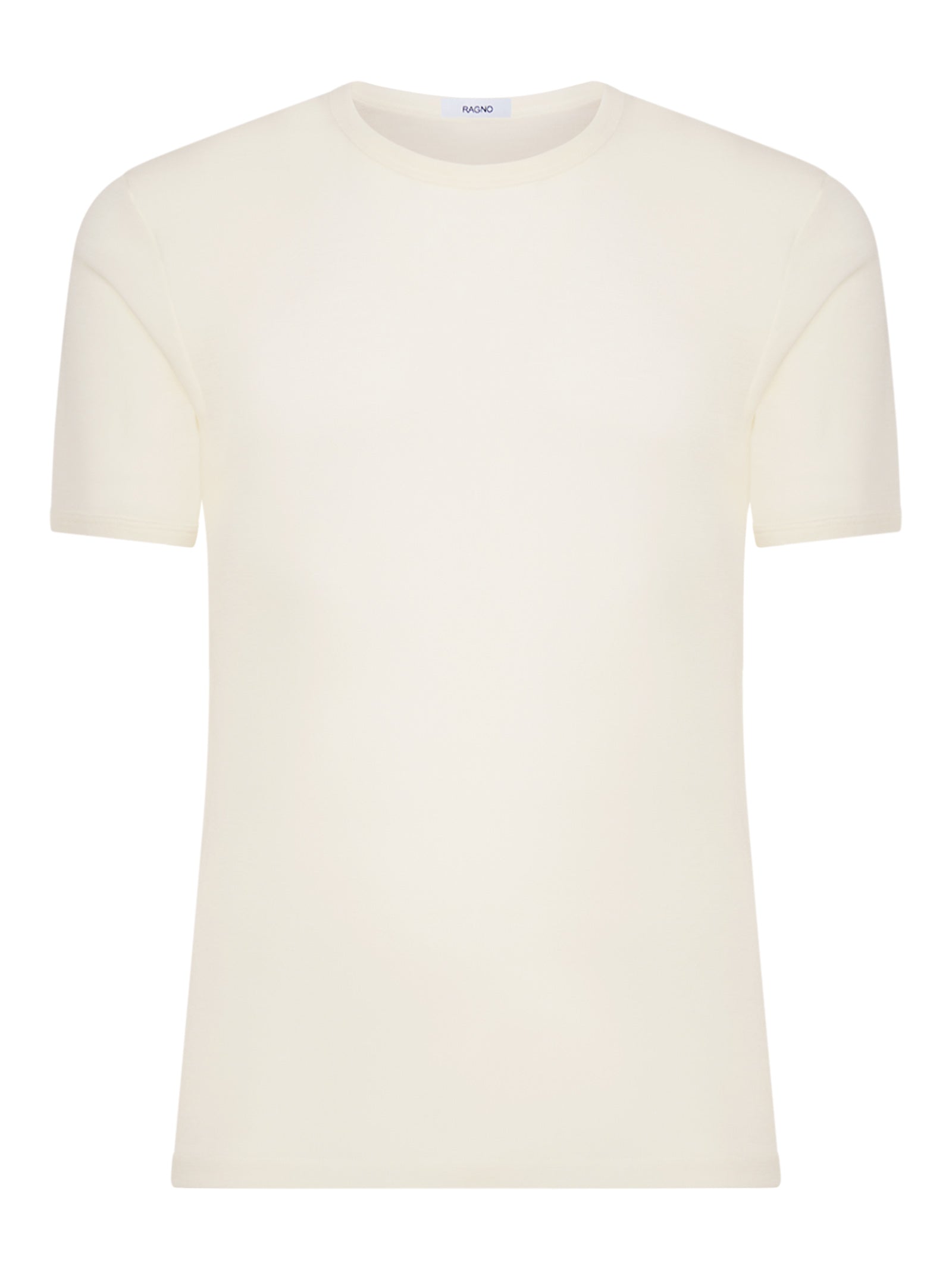 Merino Medium - Maglietta girocollo in lana di peso medio Bianchi Uomo - Ragno