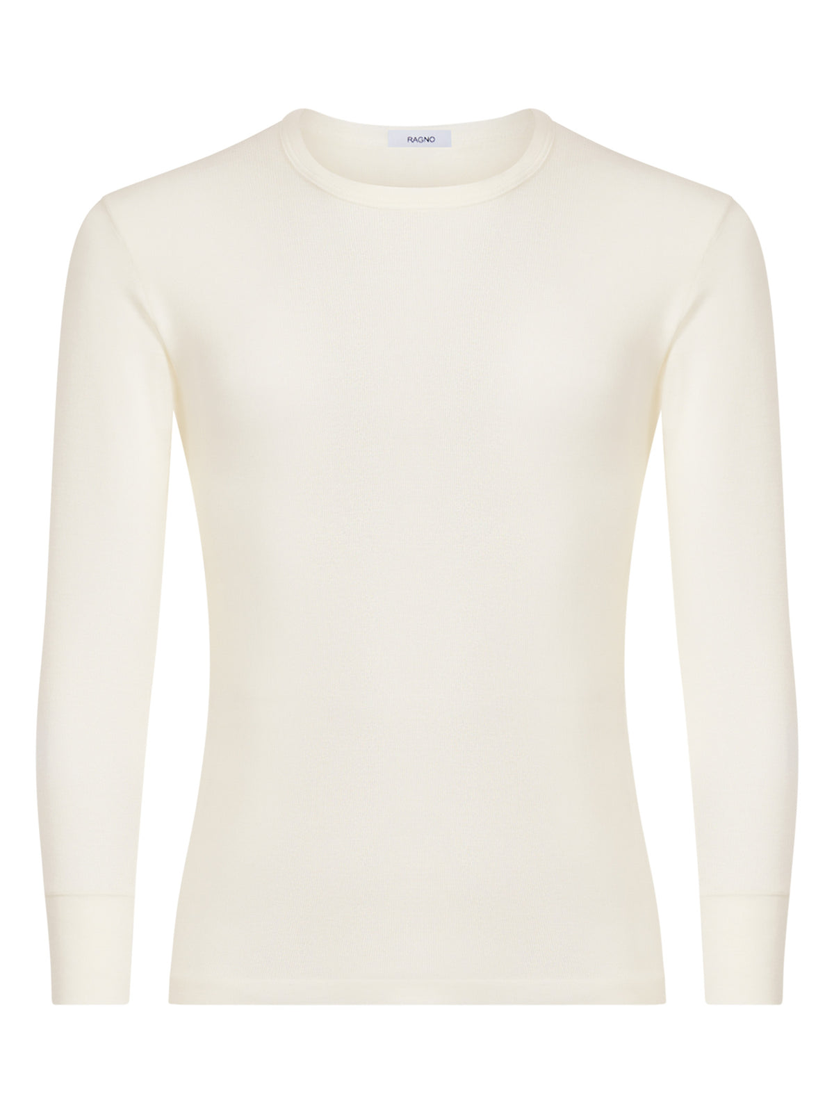 Merino Medium - Maglietta girocollo in lana di peso medio Bianchi Uomo - Ragno