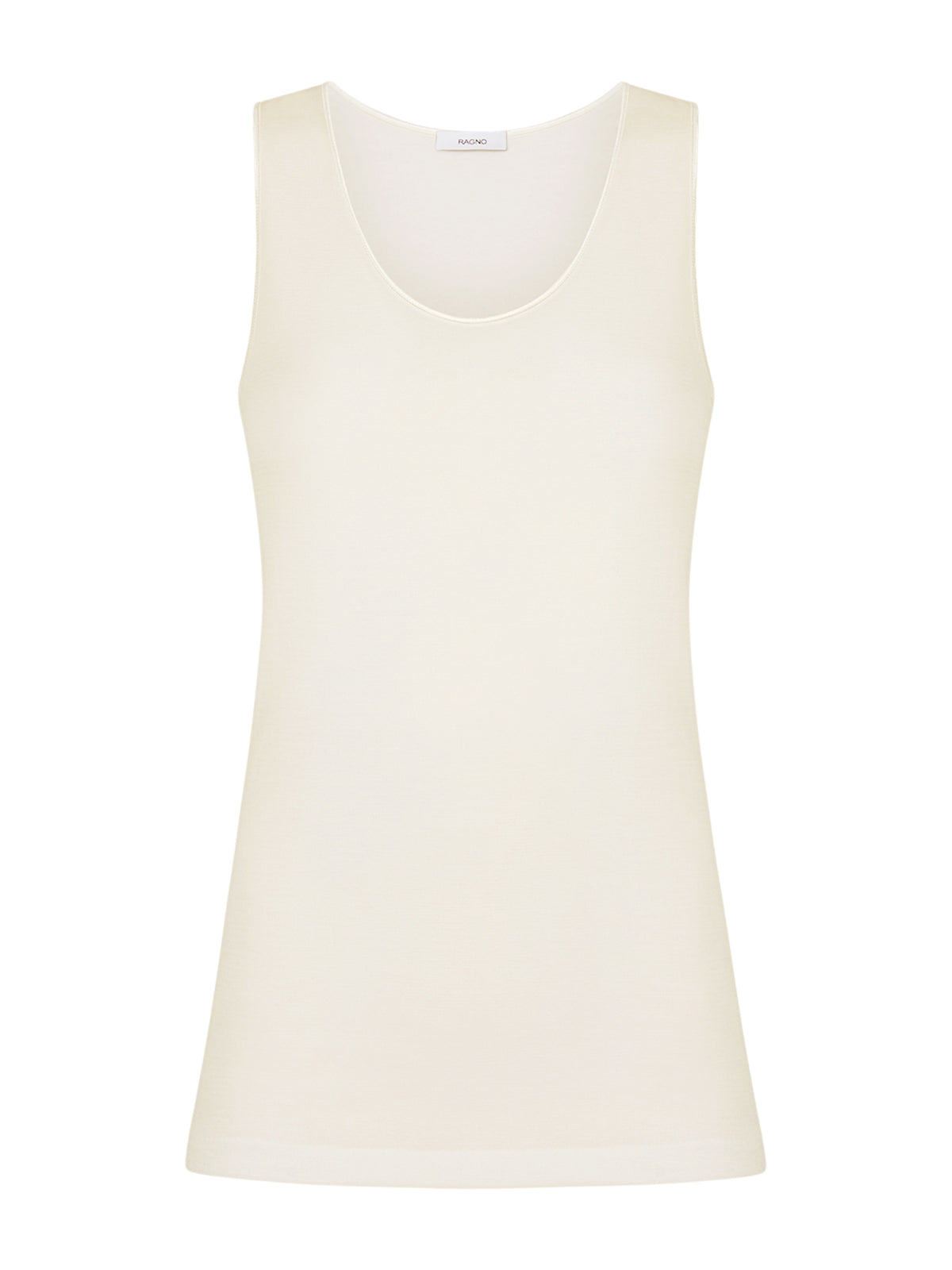 Sintonia - Canottiera spalla larga in tessuto doubleface Bianchi Donna - Ragno