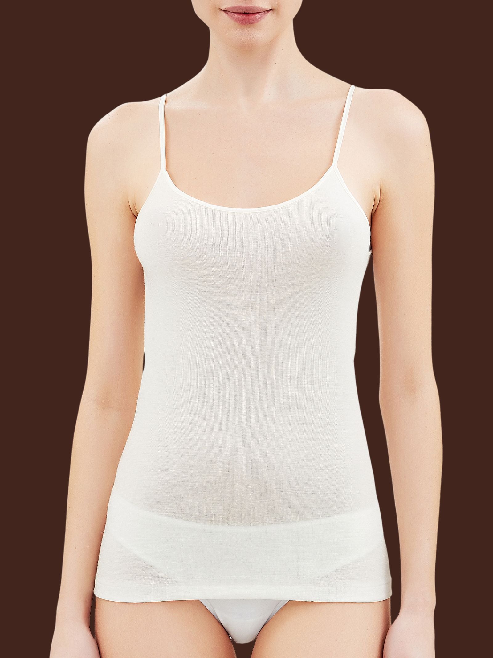 Lana Seta - Top in lana e seta Bianchi Donna - Ragno