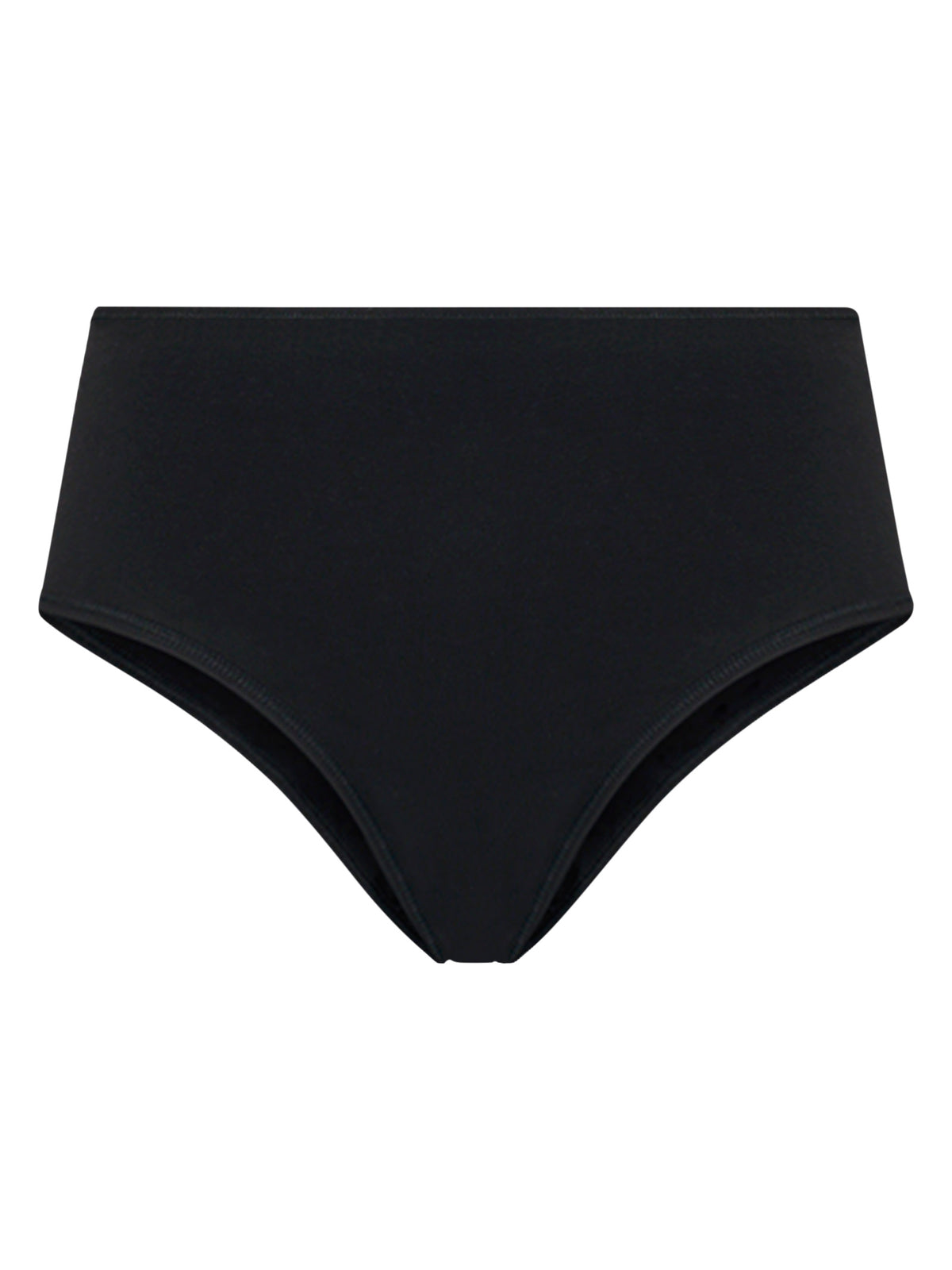 Pocket - Slip alto in cotone elasticizzato Neri Donna - Ragno