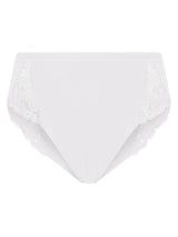 Jolie - Slip medio in cotone elasticizzato con pizzo -  - Ragno