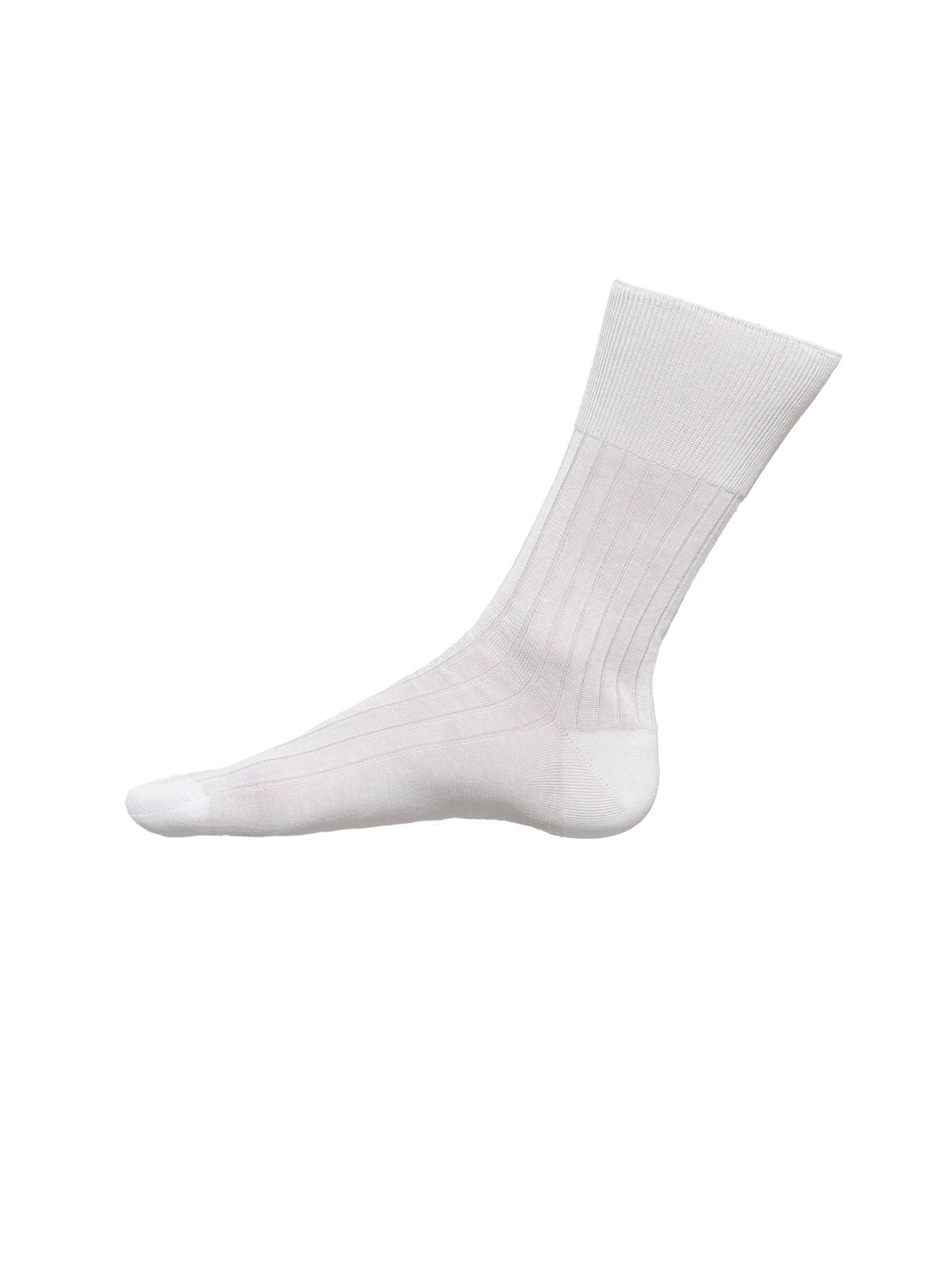 Calza sanitaria in cotone Filo di Scozia Bianchi Uomo - Ragno