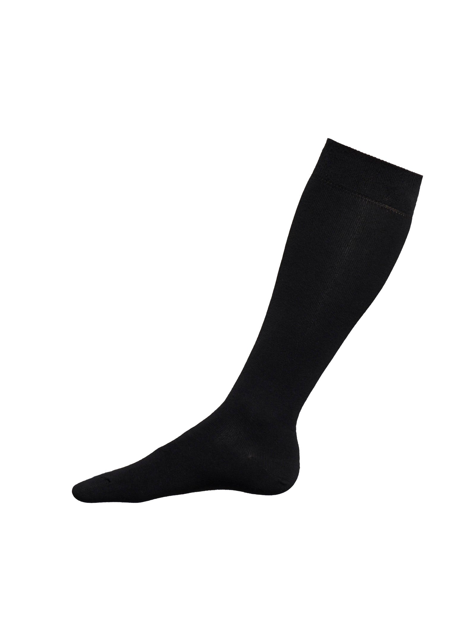 Calza lunga sottoginocchio in caldo cotone elasticizzato Neri Uomo - Ragno