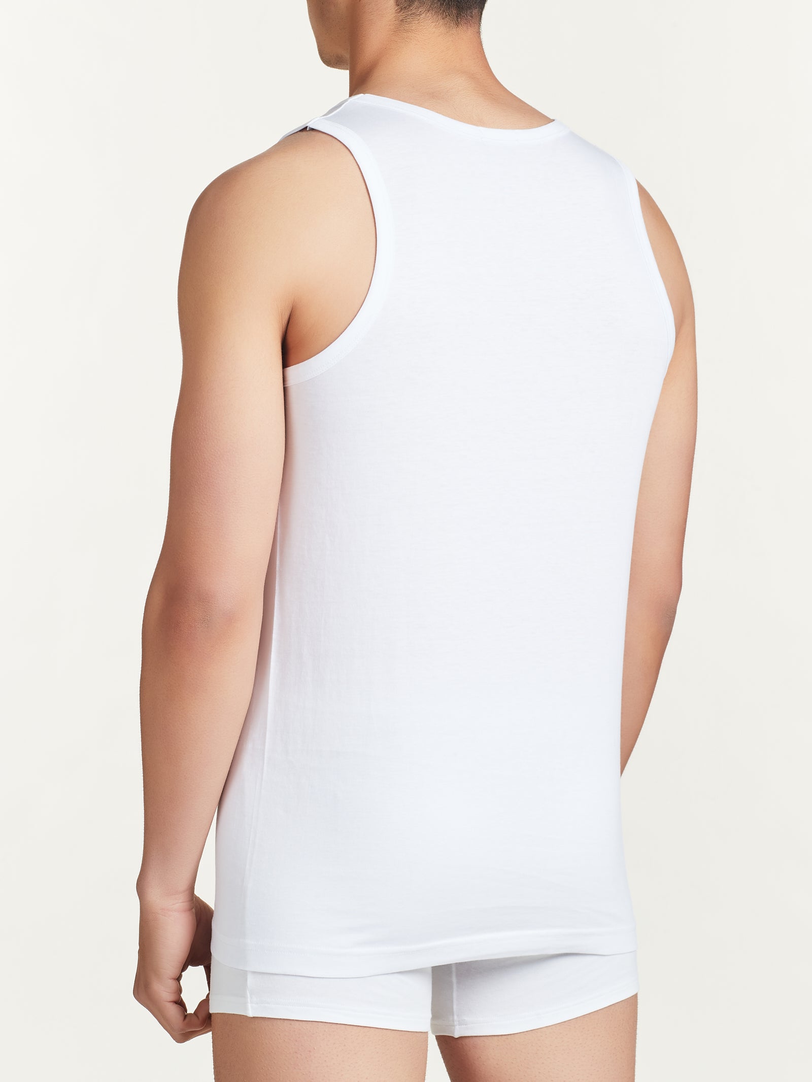 100% Cotton - Canottiera in cotone  Neri Uomo - Ragno