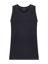 100% Cotton - Canottiera in cotone  Neri Uomo - Ragno