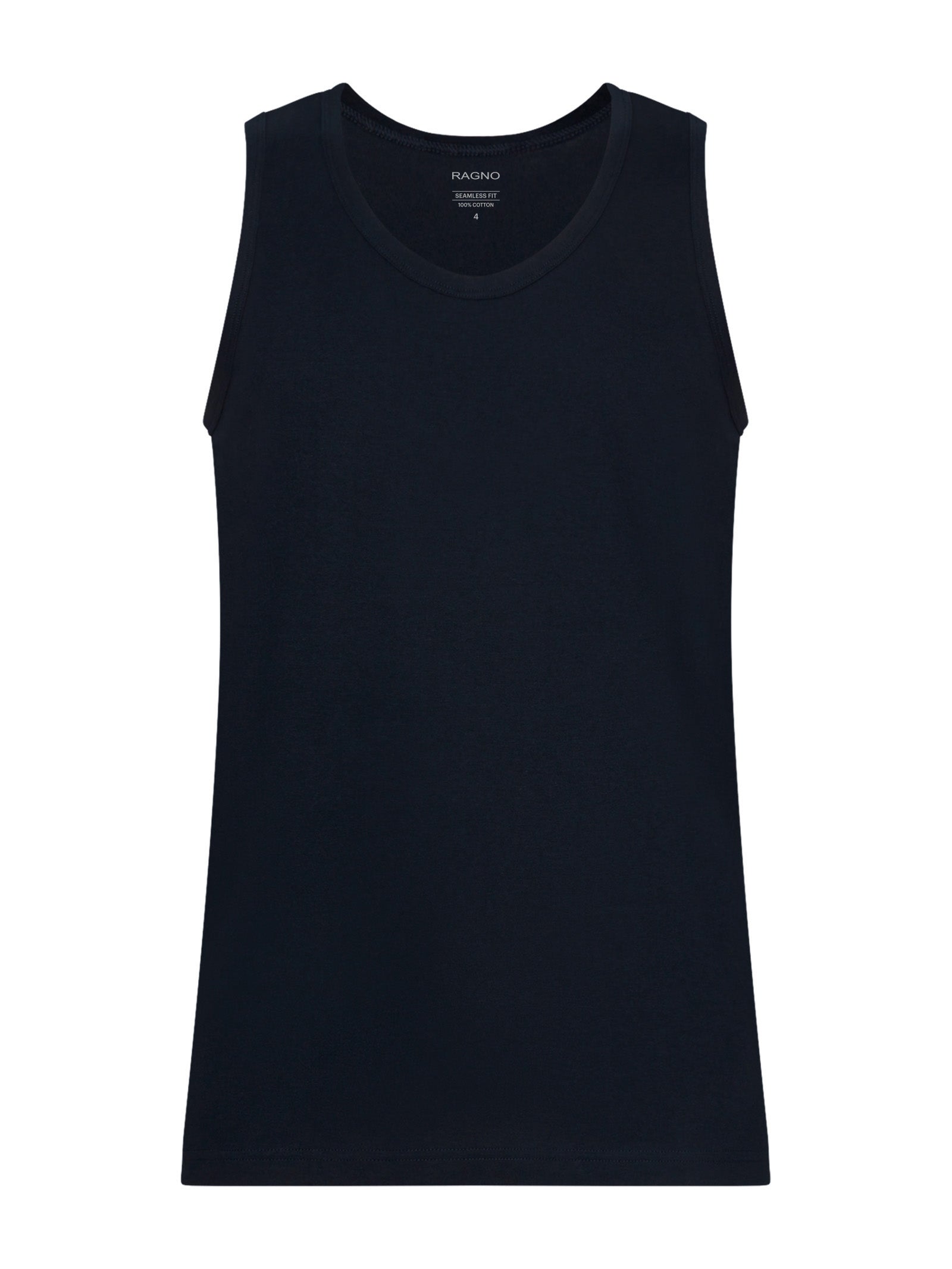 100% Cotton - Canottiera in cotone  Blu Uomo - Ragno