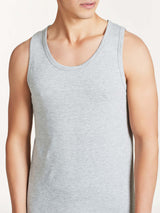 100% Cotton - Canottiera in cotone  Neri Uomo - Ragno