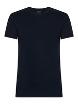 100% Cotton - Maglietta girocollo in cotone  Blu Uomo - Ragno