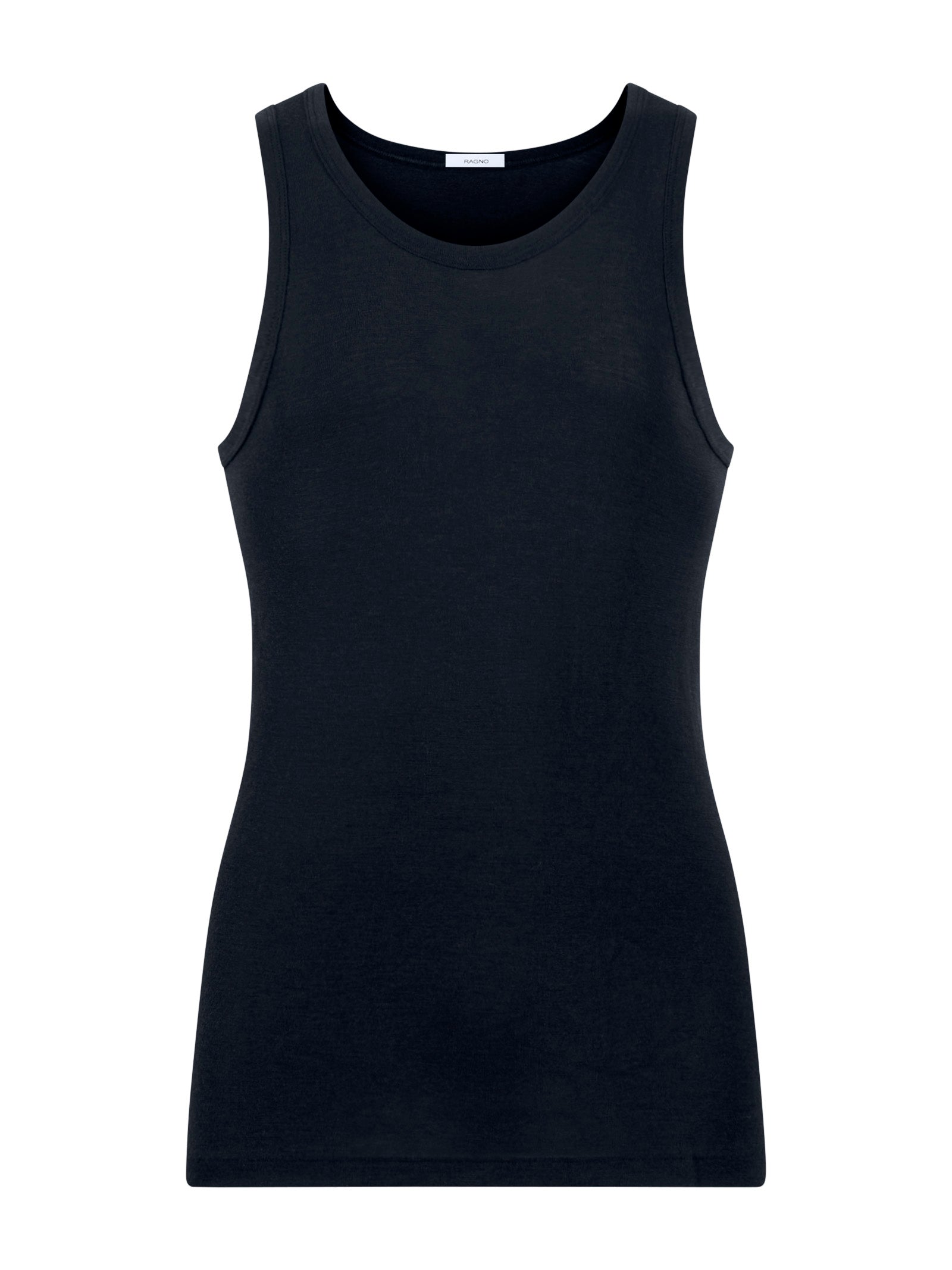 WSK - Canottiera in lana e seta Blu Uomo - Ragno