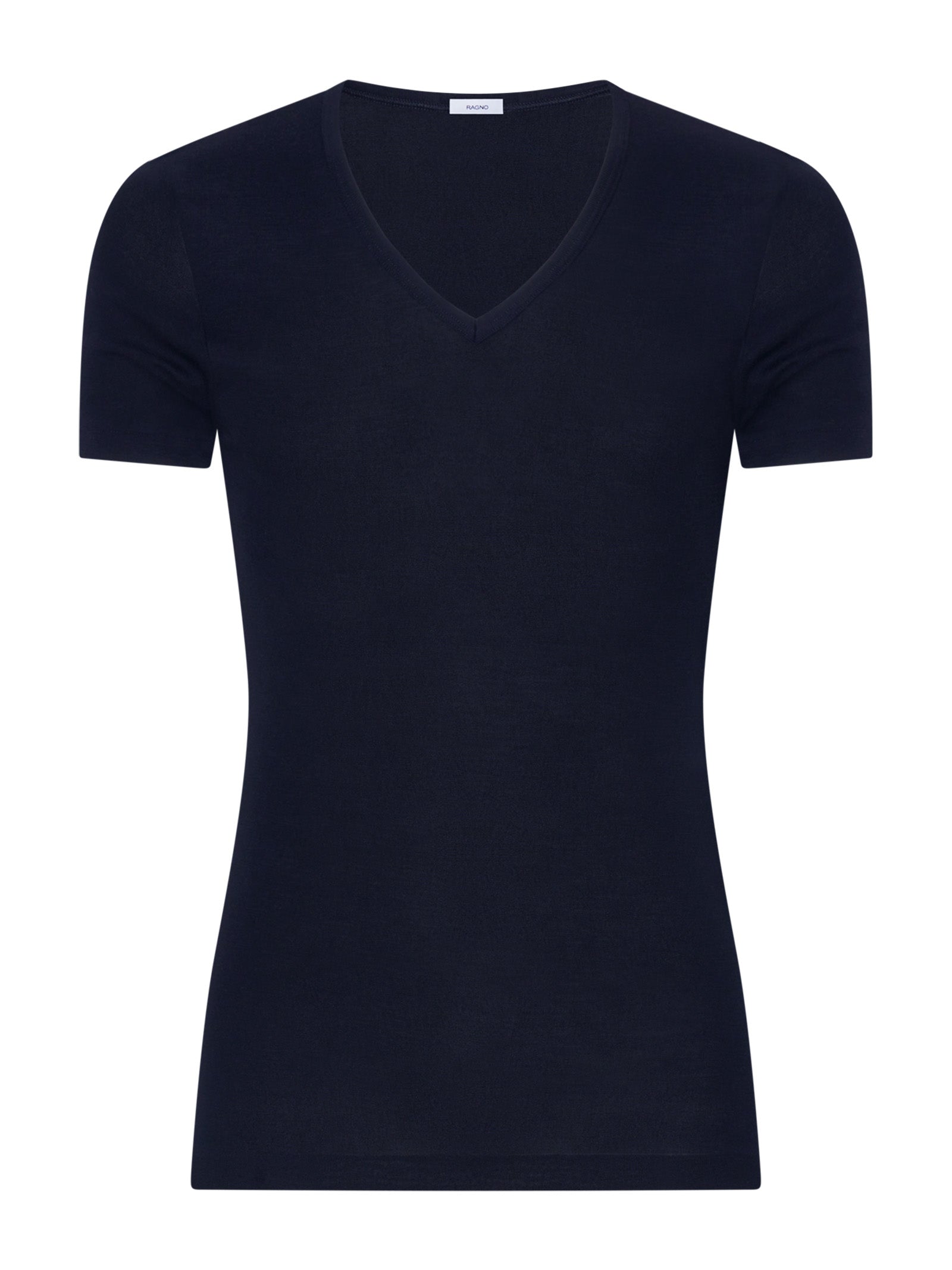 Wonderwool - Maglietta scollo a V in lana Bianchi Uomo - Ragno