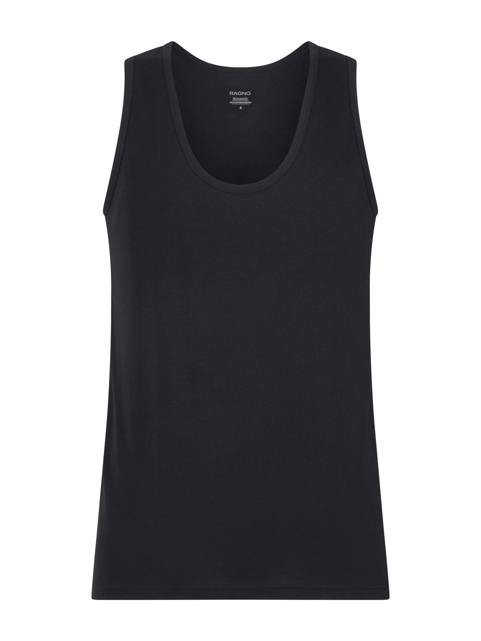 Dynamic - Canottiera in cotone elasticizzato Neri Uomo - Ragno