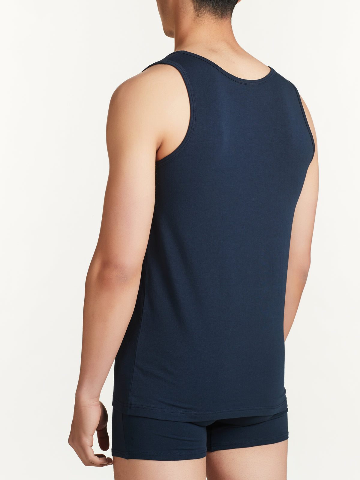 Dynamic - Canottiera in cotone elasticizzato Blu Uomo - Ragno
