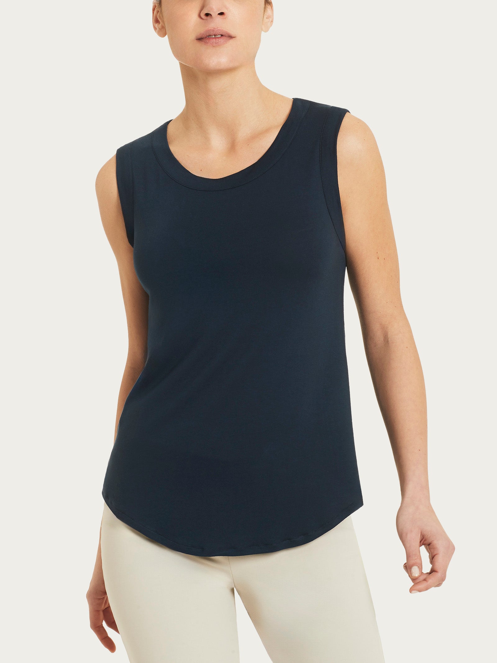 Top a spalla larga in Viscosa Summer Blu Donna - Ragno