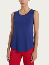 Top a spalla larga in Viscosa Summer Blu Donna - Ragno