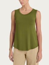 Top a spalla larga in Viscosa Summer Verdi Donna - Ragno