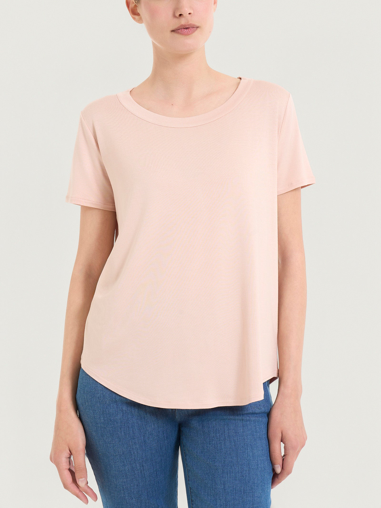 Maglietta a manica corta in Viscosa Summer Rosa Donna - Ragno