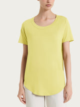 Maglietta a manica corta in Viscosa Summer Gialli Donna - Ragno