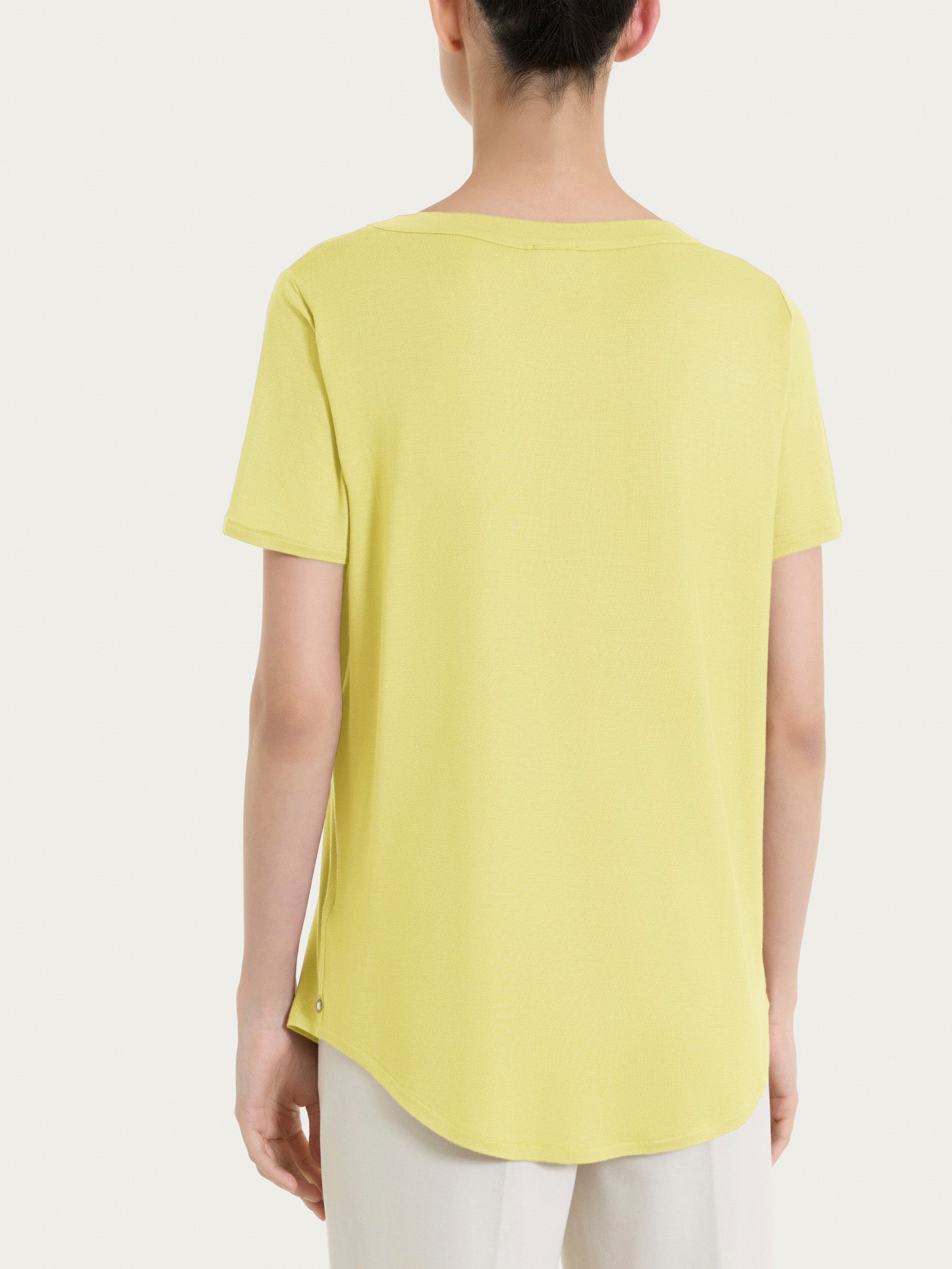 Maglietta a manica corta in Viscosa Summer Gialli Donna - Ragno