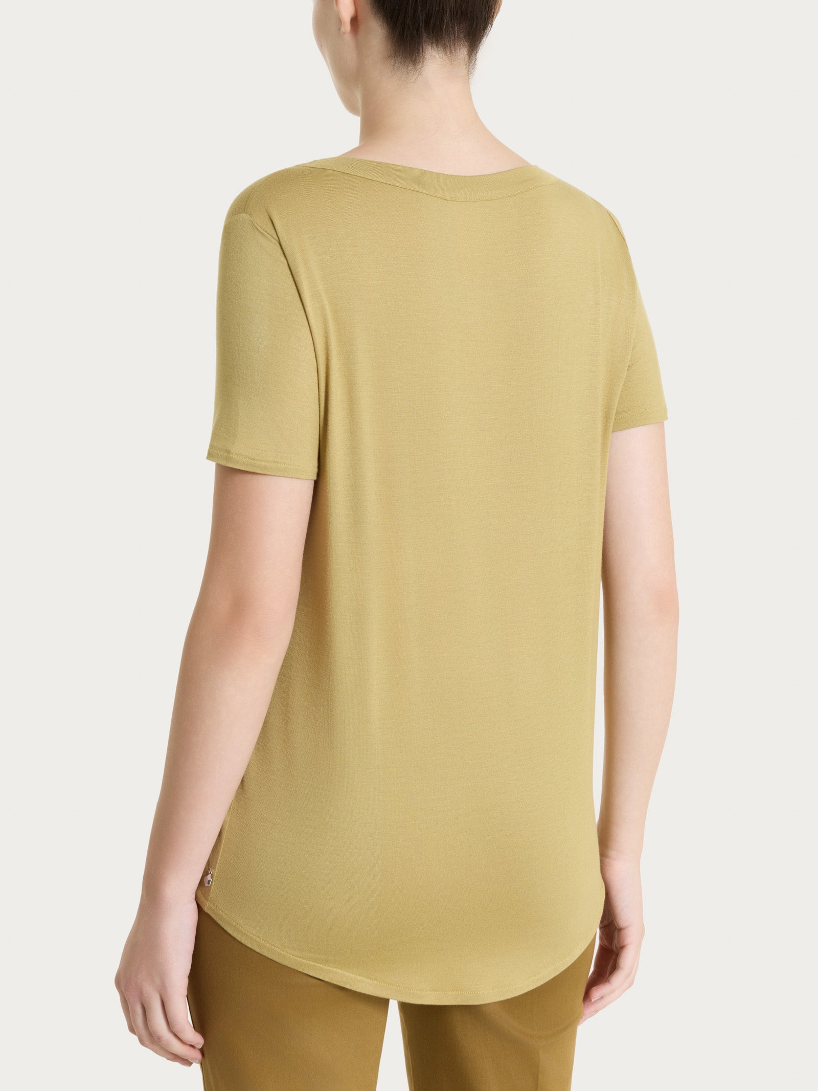 Maglietta a manica corta in Viscosa Summer Verdi Donna - Ragno