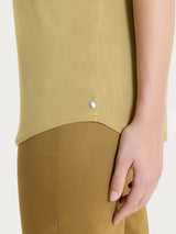 Maglietta a manica corta in Viscosa Summer Verdi Donna - Ragno