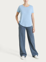 Maglietta a manica corta in Viscosa Summer Azzurri Donna - Ragno