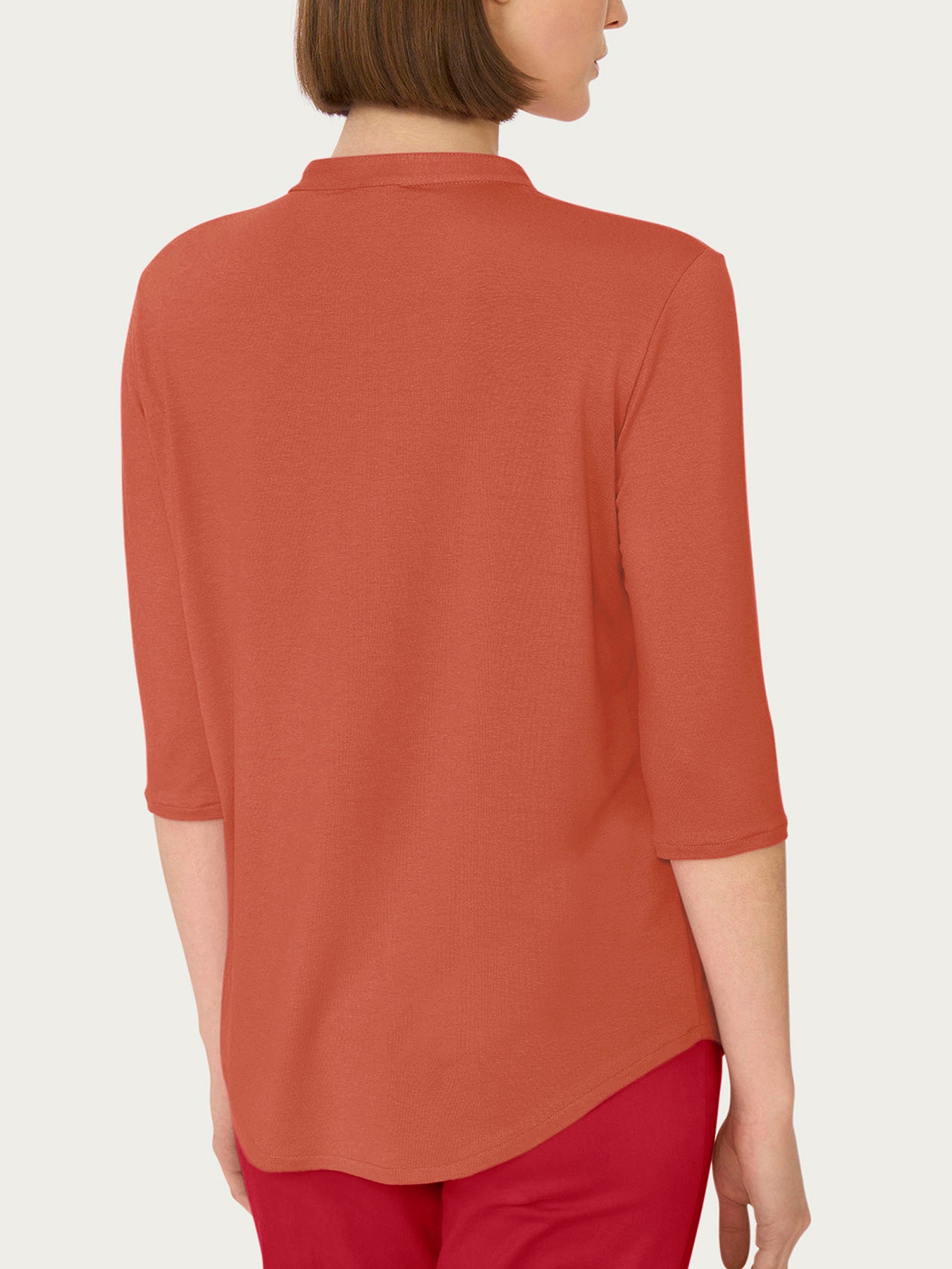 Maglietta a manica 3/4 in Viscosa Summer Rossi Donna - Ragno