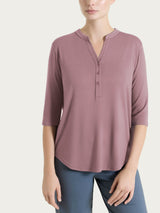 Maglietta a manica 3/4 in Viscosa Summer Viola Donna - Ragno