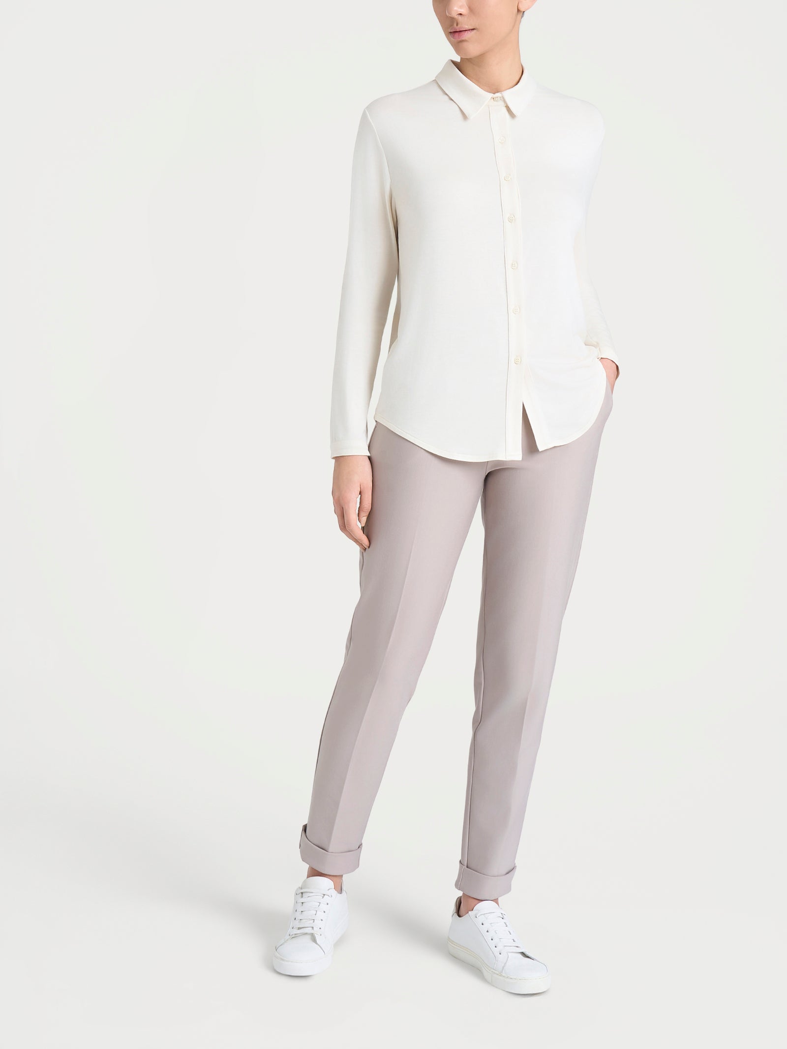 Camicia in Eco Viscosa Bianchi Donna - Ragno