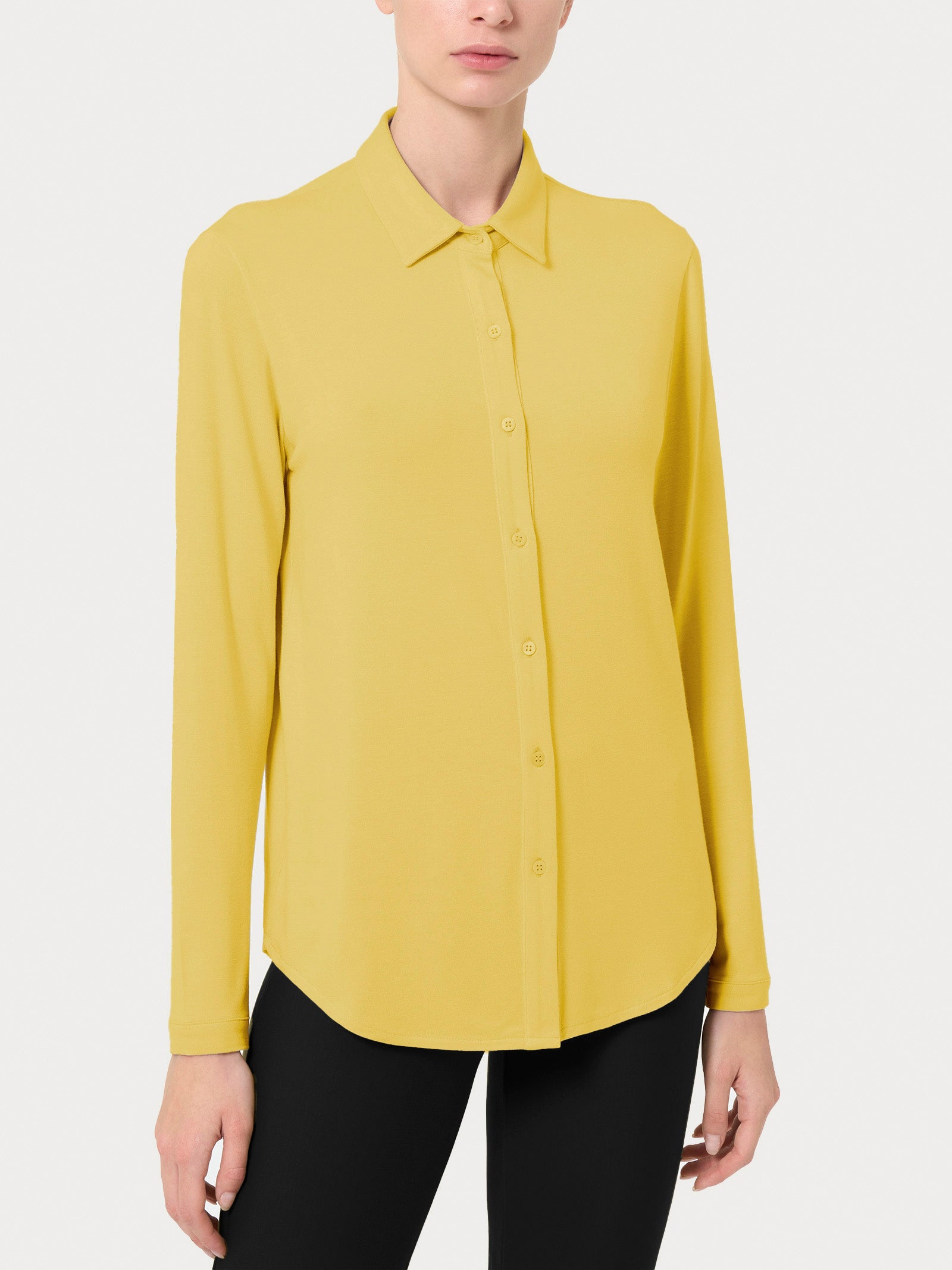 Camicia in Eco Viscosa Gialli Donna - Ragno