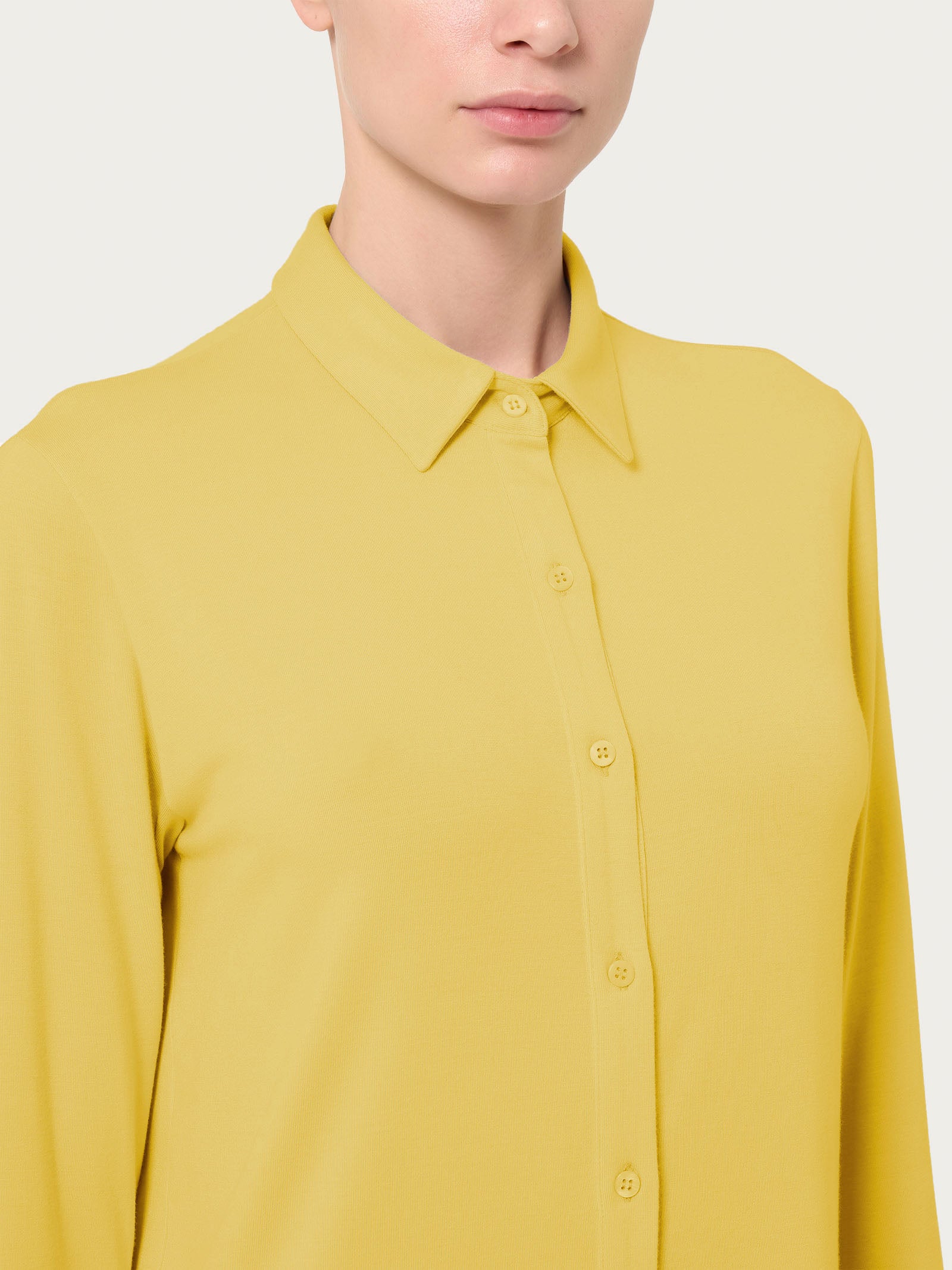 Camicia in Eco Viscosa Gialli Donna - Ragno