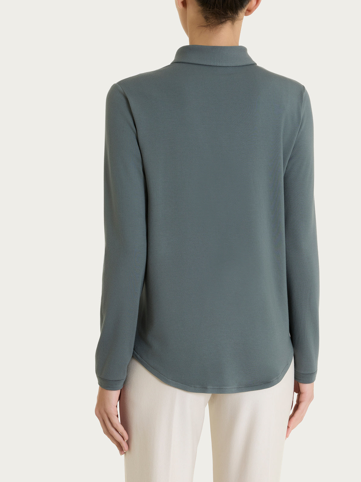 Camicia in Jersey Strech Winter Viscosa Grigi Donna - Ragno