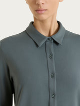 Camicia in Jersey Strech Winter Viscosa Grigi Donna - Ragno