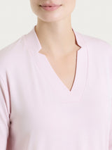 Maglietta con scollo a V in Viscosa Summer Rosa Donna - Ragno