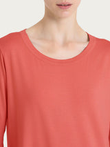 Maglietta girocollo in Viscosa Summer Rosa Donna - Ragno