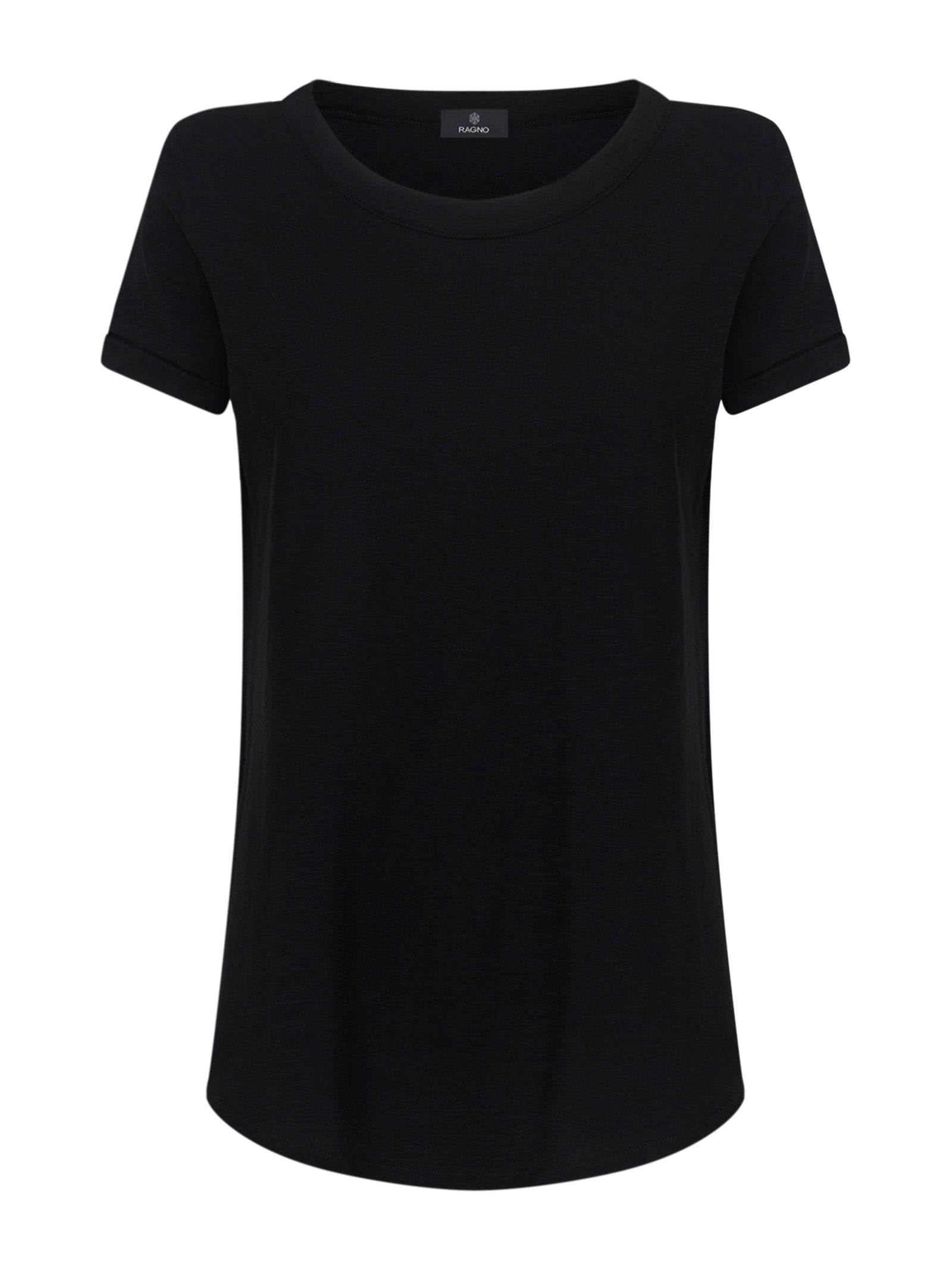 T-shirt girocollo in slub jersey di cotone -  - Ragno