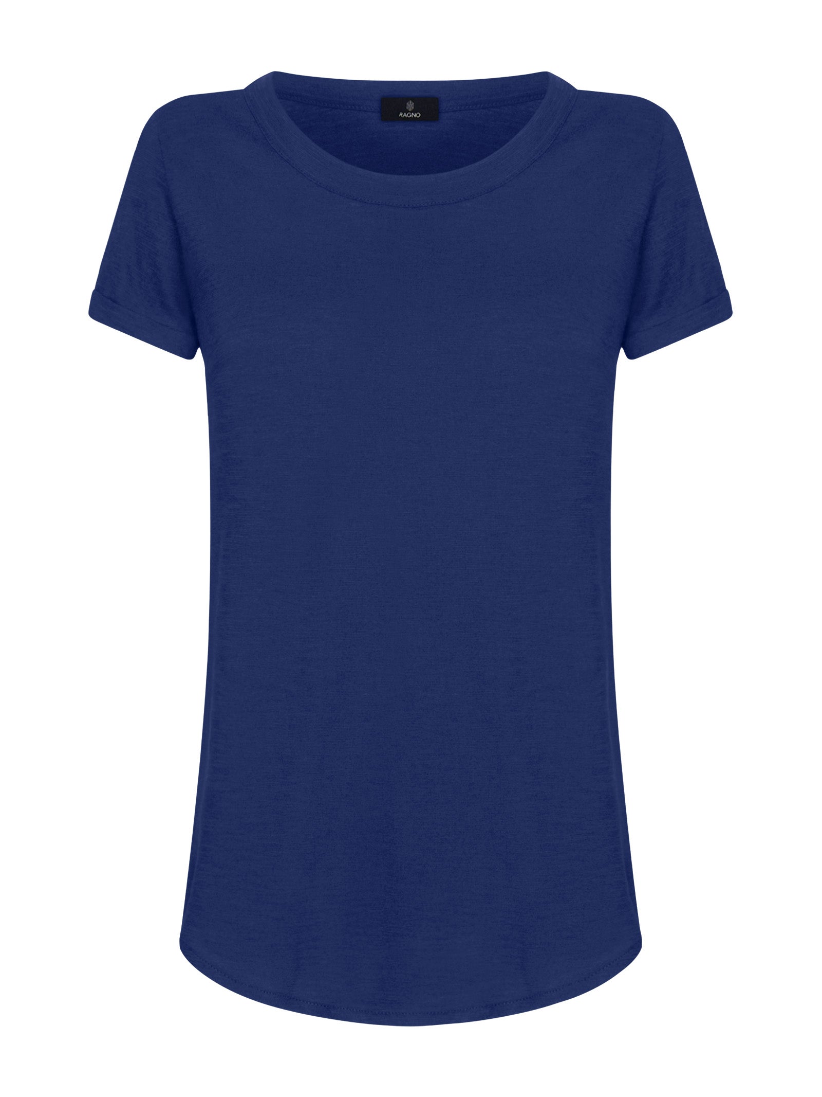 T-shirt girocollo in slub jersey di cotone -  - Ragno