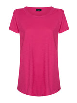 T-shirt girocollo in slub jersey di cotone -  - Ragno