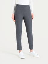 Pantalone a sigaretta modellante in Compact Neri Donna - Ragno