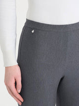 Pantalone a sigaretta modellante in Compact Neri Donna - Ragno