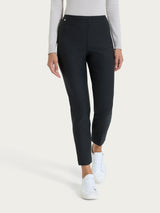 Pantalone a sigaretta modellante in Compact Neri Donna - Ragno