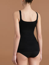 Wonderwool - Top in costina di lana ultrafine Neri Donna - Ragno